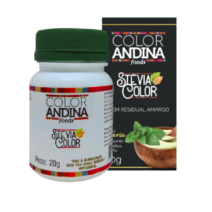 ADOÇANTE STÉVIA EM PÓ 100% 20G COLOR ANDINA