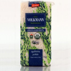 ARROZ AGULHINHA POLIDO ORGÂNICO BIODINÂMICO 1KG VOLKMANN