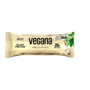 BARRA DE PROTEÍNA VEGANA SABOR VANILLA COCONUT 70G HARTS