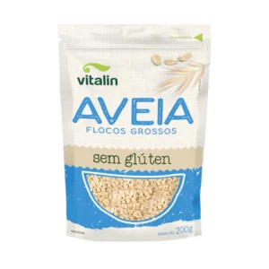 AVEIA EM FLOCOS GROSSOS S/GLÚTEN 200G VITALIN