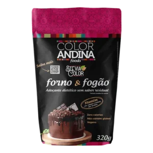 ADOÇANTE FORNO E FOGÃO STÉVIA COLOR 320G COLOR ANDINA