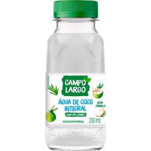 ÁGUA DE COCO INTEGRAL 250ML CAMPO LARGO
