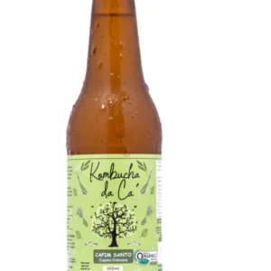 BEBIDA DE KOMBUCHA ORGÂNICA SABOR CAPIM SANTO 365ML KOMBUCHA DA CÁ