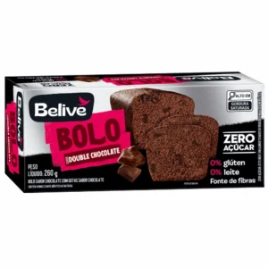 BOLO SABOR DOUBLE CHOCOLATE 260G BELIVE