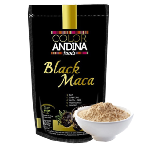 BLACK MACA EM PÓ MACA PERUANA 100G COLOR ANDINA