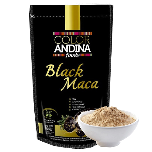 BLACK MACA EM PÓ MACA PERUANA 100G COLOR ANDINA