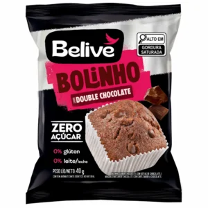 BOLINHO SABOR DOUBLE CHOCOLATE 40G BELIVE