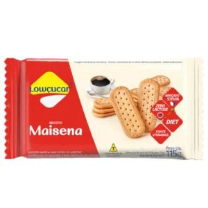 BISCOITO DE MAISENA ZERO AÇÚCAR 115G LOWÇUCAR