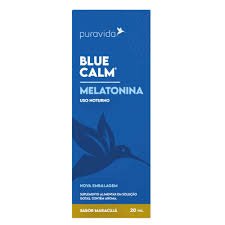 BLUE CALM MELATONINA SABOR MARACUJÁ 20ML PURAVIDA