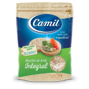 BISCOITO DE ARROZ INTEGRAL 150G CAMIL