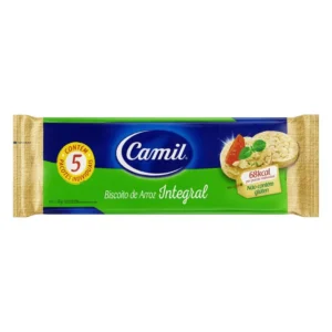 BISCOITO DE ARROZ INTEGRAL 90G CAMIL