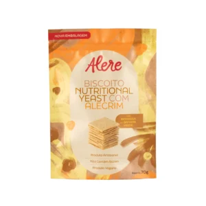 BISCOITO SABOR NUTRITIONAL YEAST E ALECRIM 70G ALERE