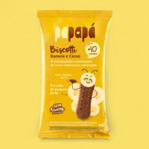 BISCOTTI BANANA E CACAU 60G PAPAPÁ
