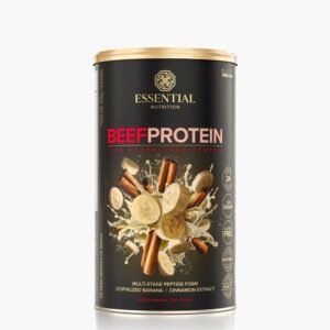 BEEF PROTEIN SABOR BANANA COM CANELA 420G ESSENTIAL NUTRITION