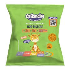 BISCOITO DE POLVILHO SABOR HORTALIÇAS 20G CRILANCHA
