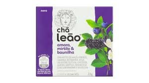 CHÁ AMORA, MIRTILO E BAUNILHA COM 10 SACHÊS LEÃO
