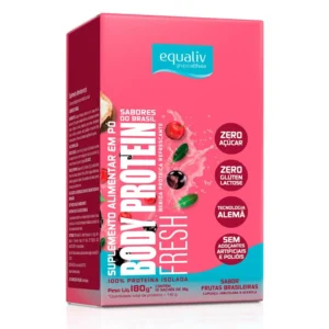 BODY PROTEIN FRESH SABOR FRUTAS BRASILEIRAS CX C/ 10 SACHÊS DE 18G EQUALIV