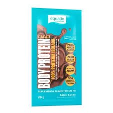 BODY PROTEIN SABOR CACAU SACHÊ 20G EQUALIV