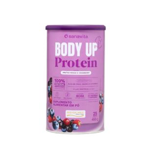 BODY UP PROTEIN SABOR FRUTAS ROXAS E CRANBERRY 450G SANAVITA