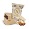 BOMBOM DE CHOCOLATE BRANCO COM AVELÃ E CACAU LINHA STÉVIA 16G HAOMA