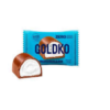 BOMBOM DE CHOCOLATE AO LEITE RECHEADO COM MARSHMALLOW ZERO AÇÚCAR 11,5G GOLDKO