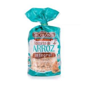 BISCOITO DE ARROZ INTEGRAL 95G DACOLÔNIA