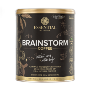 BRAINSTORM COFFEE SABOR CAFÉ COM ESPECIARIAS 186G ESSENTIAL
