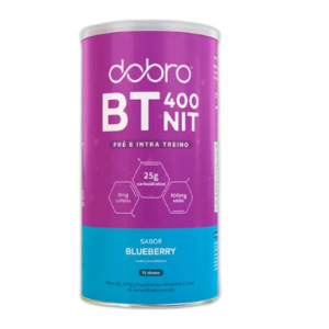 BT 400 NITRATO PRÉ E INTRA TREINO SABOR BLUEBERRY 450G DOBRO