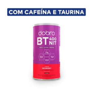 BT 400 NITRATO COM CAFEÍNA E TAURINA SABOR REDBERRY 450G DOBRO