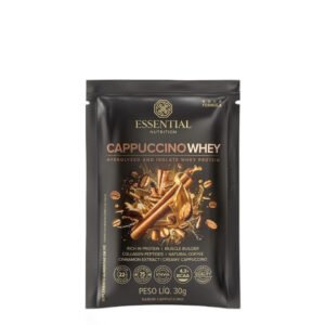 CAPPUCCINO WHEY SACHÊ 30G ESSENTIAL NUTRITION