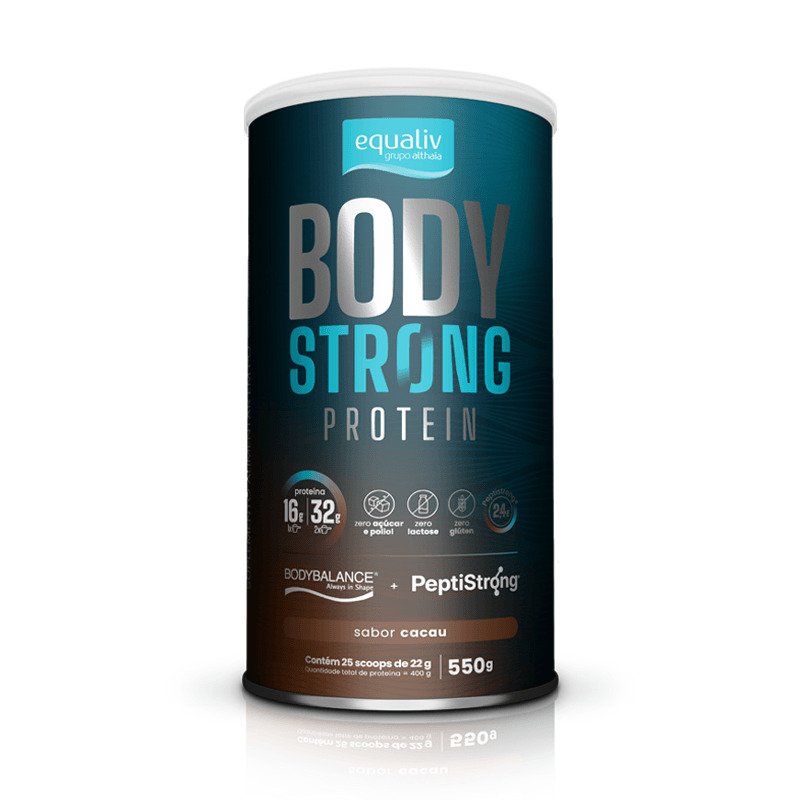 BODY STRONG PROTEIN SABOR CACAU 550G EQUALIV