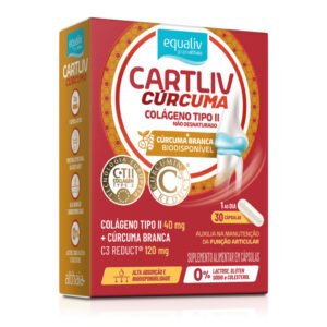 CARTLIV CÚRCUMA COM 30 CÁPSULAS EQUALIV