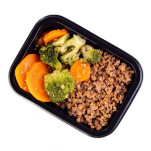 CARNE MOIDA COM CENOURA E BROCOLIS 250G CORADA