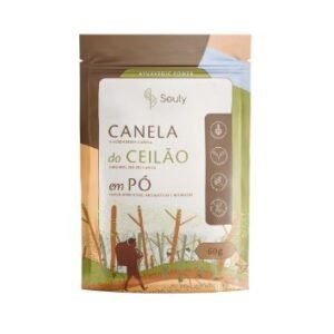 CANELA DO CEILÃO EM PÓ 60G SOULY