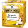 CHÁ CAMOMILA, MEL E BAUNILHA COM 10 SACHÊS TWININGS