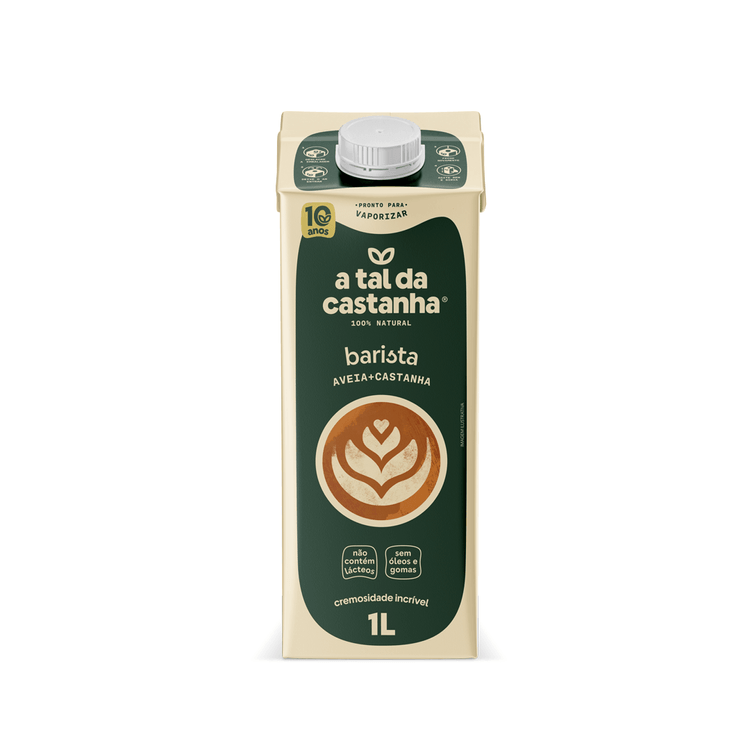 BEBIDA VEGETAL BARISTA CAJU E AVEIA 1L A TAL DA CASTANHA