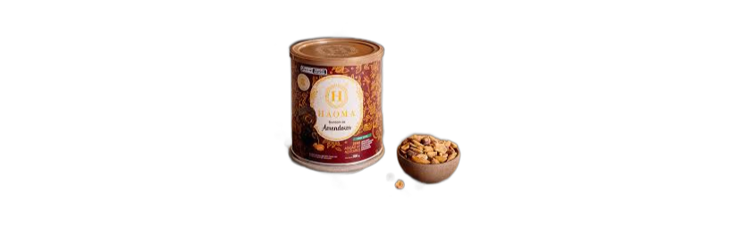 BOMBOM DE AMENDOIM LINHA STEVIA 160G HAOMA