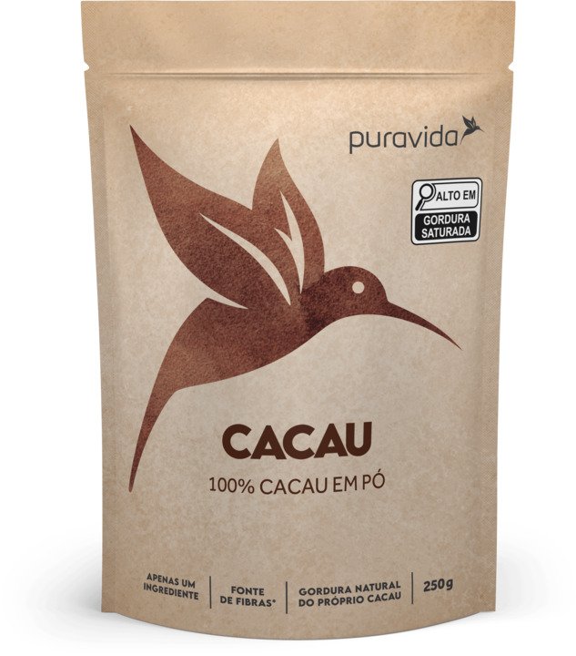 CACAU EM PÓ PREMIUM 250G PURAVIDA