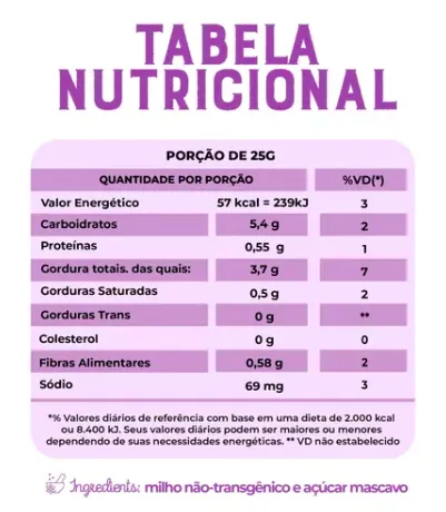 CANJICA DE MILHO DOCE 50G OKOSHI