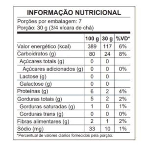 CEREAL MATINAL TRADICIONAL ZERO ADIÇÃO DE AÇÚCAR 200G VITALIN