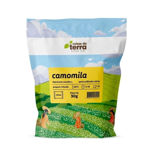 CHÁ CAMOMILA FLOR 30G COISAS DA TERRA