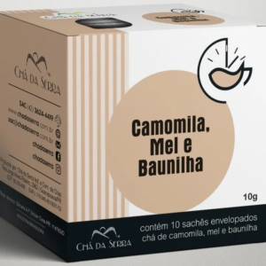 CHÁ CAMOMILA, MEL E BAUNILHA 10G 10 SACHÊS CHÁ DA SERRA