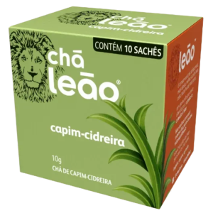 CHÁ CAPIM-CIDREIRA COM 10 SACHÊS LEÃO