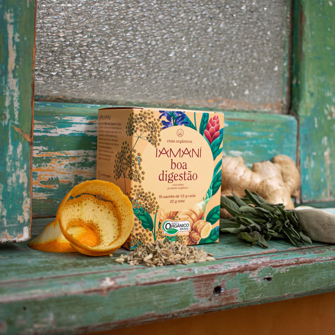 CHÁ BOA DIGESTÃO 15 SACHÊS IAMANI